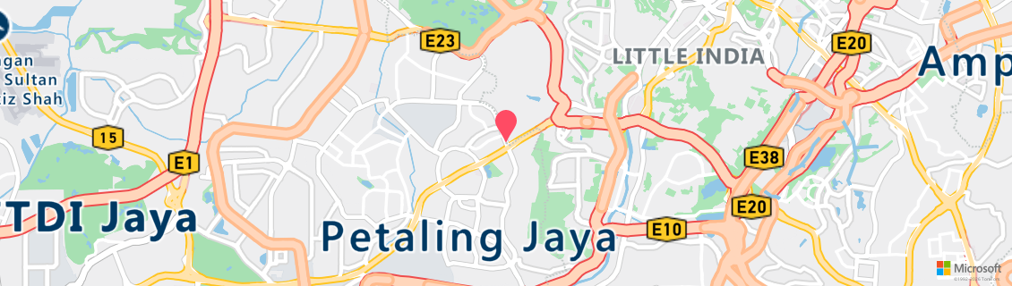 Umgebungskarte des Tauchshops The Divers Den Sdn Bhd