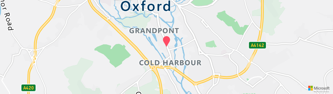 Umgebungskarte des Tauchshops Oxford Dive Centre (UK) Ltd.