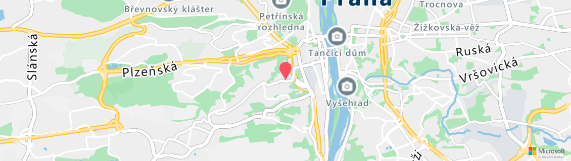 Map of the dive shop Happy Divers, s.r.o.