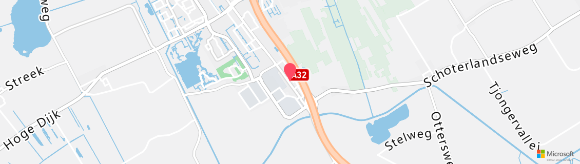 Map of the dive shop www.friesland.godive.nl