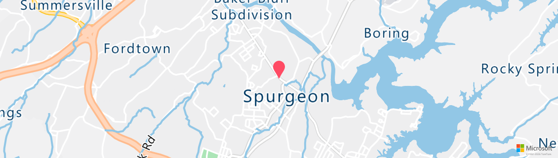 Map of the dive shop Smoky Mountain Divers Inc