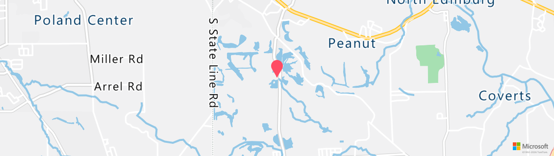 Map of the dive shop B & B Diving Specialties