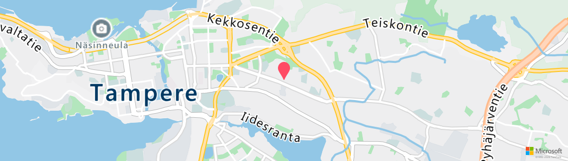 Umgebungskarte des Tauchshops Tampereen Sukelluskeskus OY