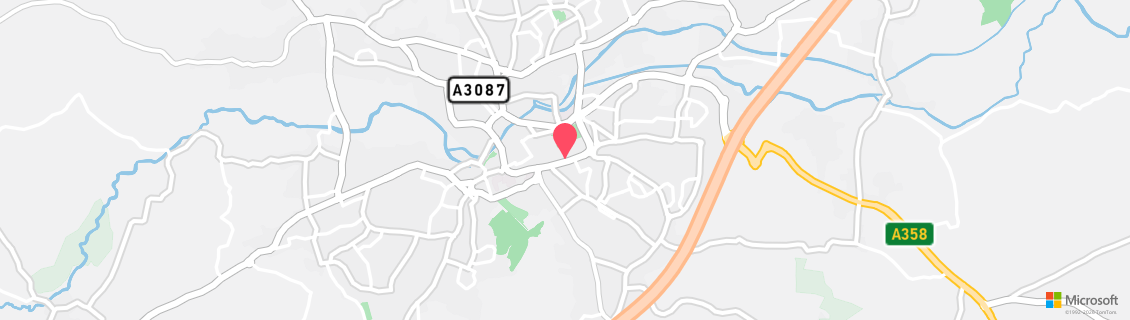 Map of the dive shop Scuba Scene Taunton