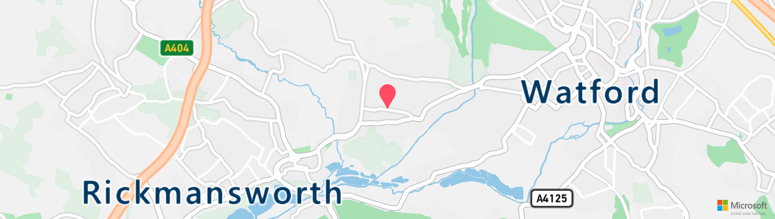 Umgebungskarte des Tauchshops Croxley Divers