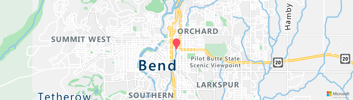 Map of the dive shop Central Oregon Diving LLC