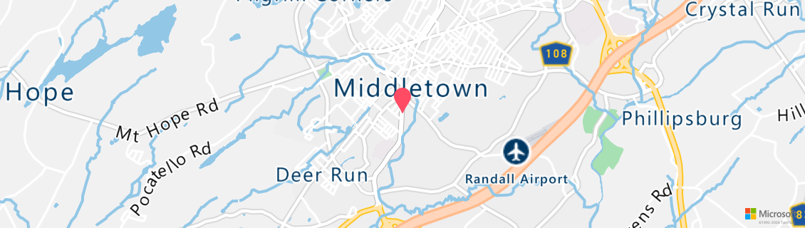 Umgebungskarte des Tauchshops Middletown Scuba