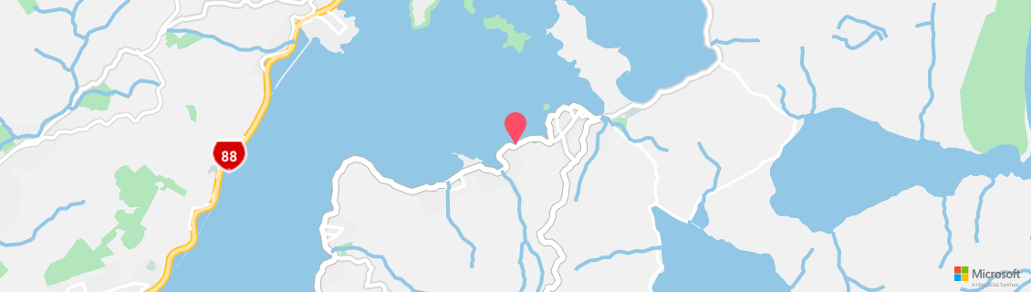 Map of the dive shop Dive Adventure