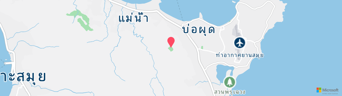 Map of the dive shop Samui Diving Service