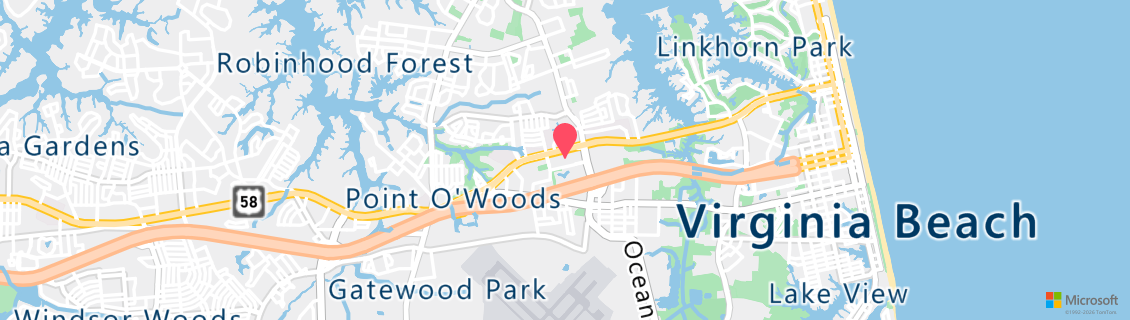 Map of the dive shop Chesapeake Bay Diving Center