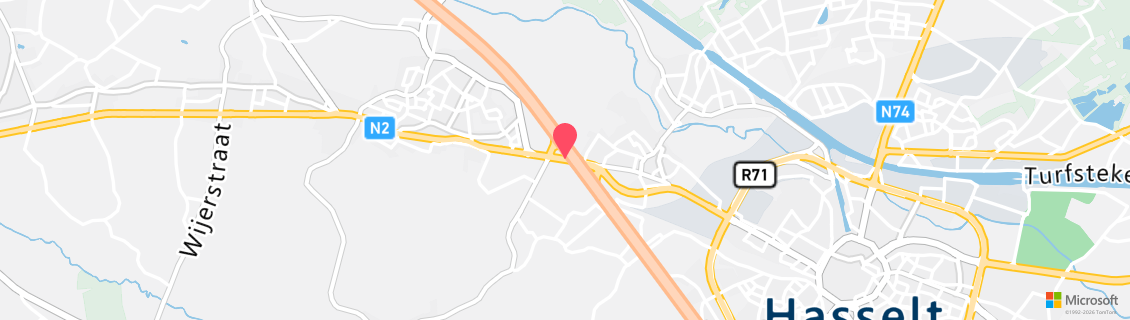 Map of the dive shop Time To Dive - Hasselt