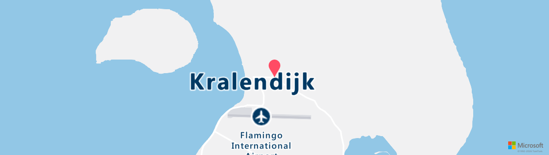 Map of the dive shop Scuba School Bonaire