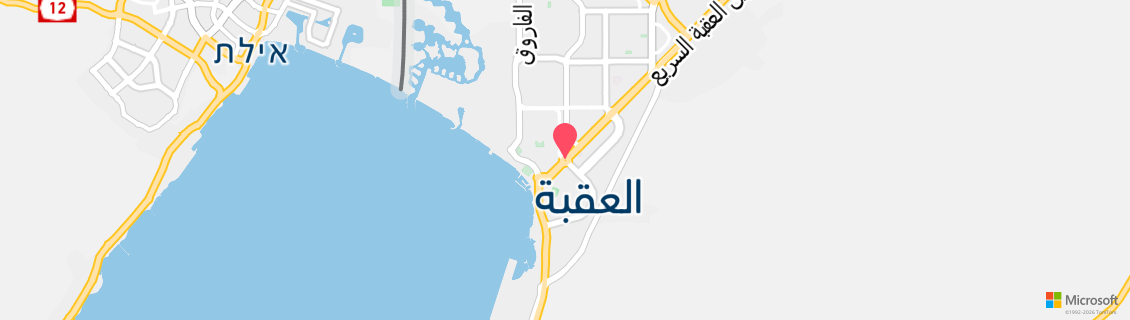 Map of the dive shop Aqaba International Dive Centre