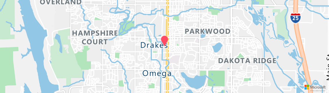 Map of the dive shop High Plains Scuba