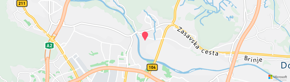 Map of the dive shop NOVA SUB- Ljubljana