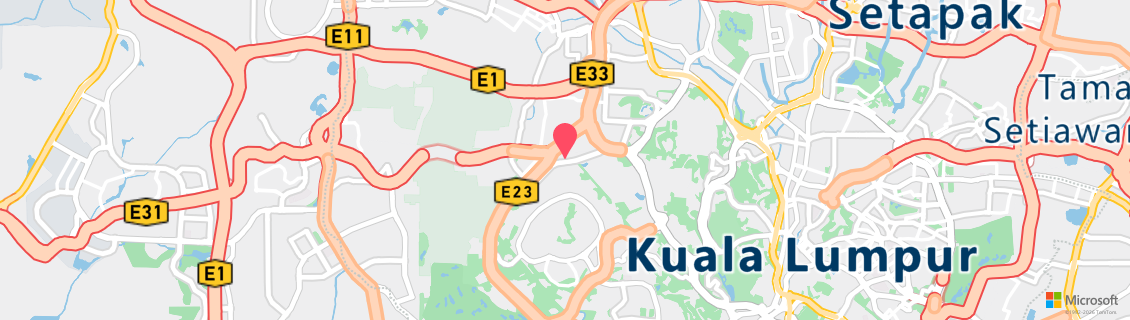 Map of the dive shop Planet Scuba Sdn Bhd