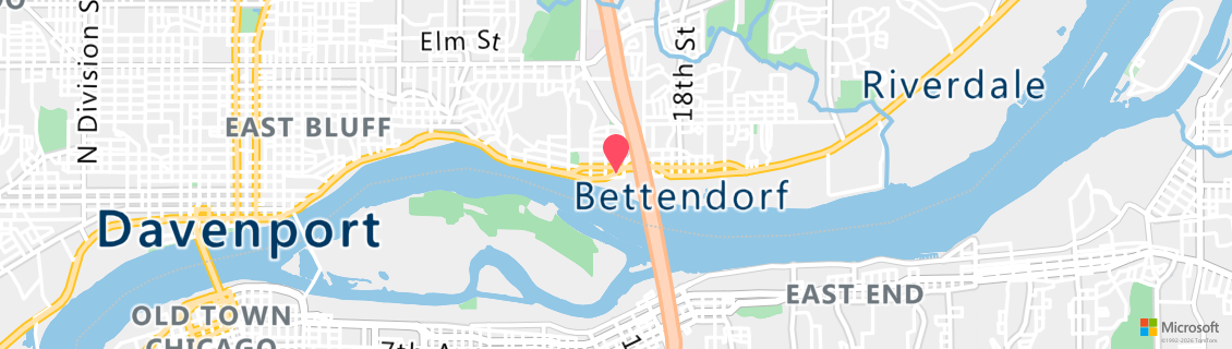 Map of the dive shop Scuba Adventures QCA, Inc.