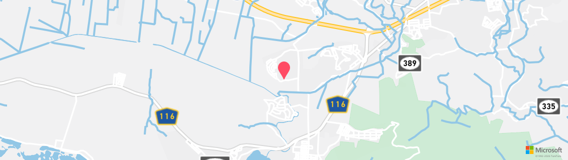 Map of the dive shop Island Scuba