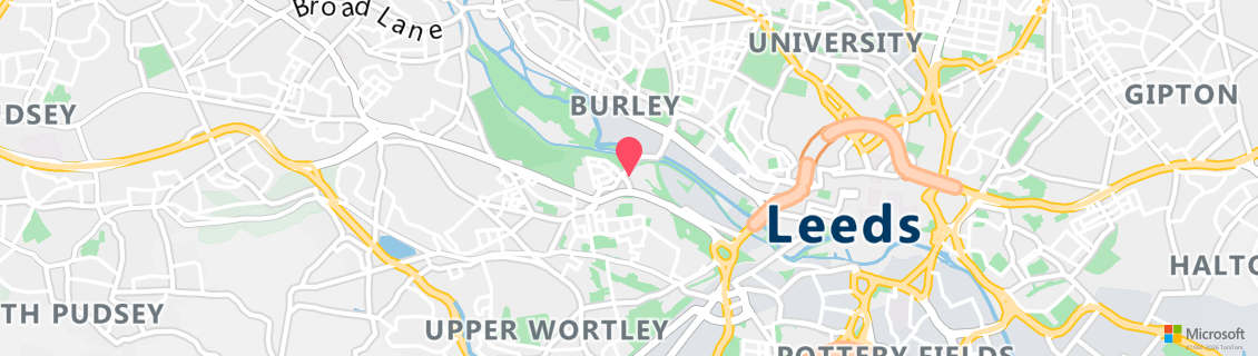 Umgebungskarte des Tauchshops Scuba Leeds