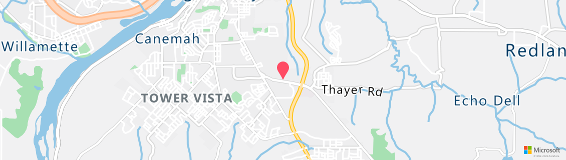 Map of the dive shop Oregon City Scuba