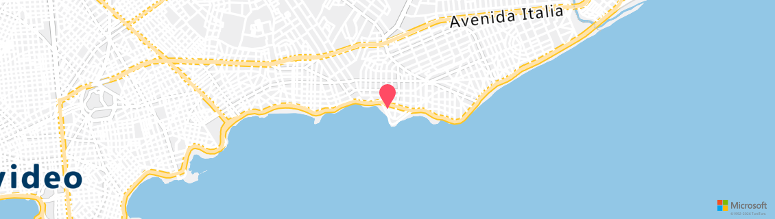 Map of the dive shop Montevideo Diving School