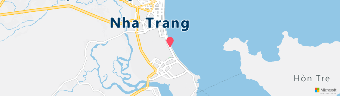 Map of the dive shop Nha Trang Sea Star