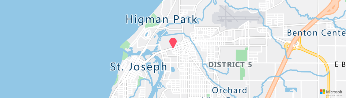 Map of the dive shop Wolf's Divers Supply