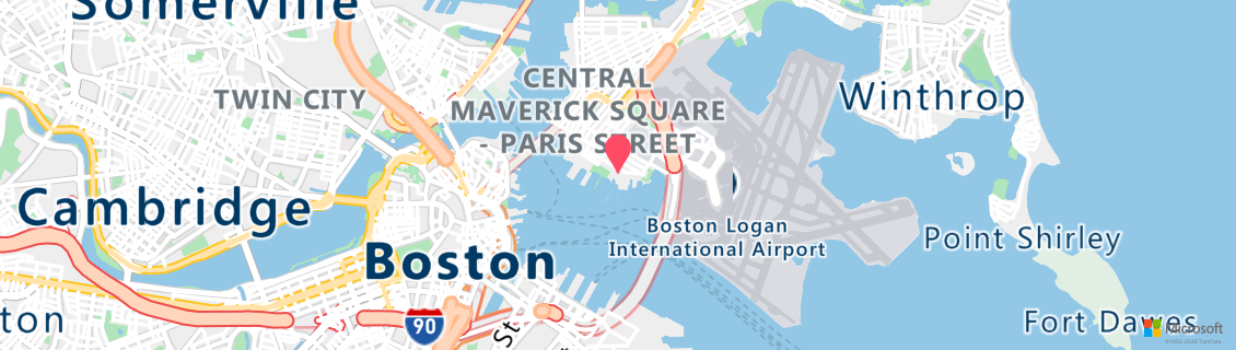 Map of the dive shop Boston Scuba Inc