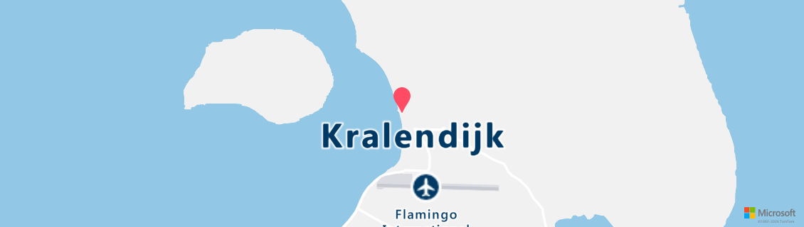 Map of the dive shop Bruce Bowker's Carib Inn