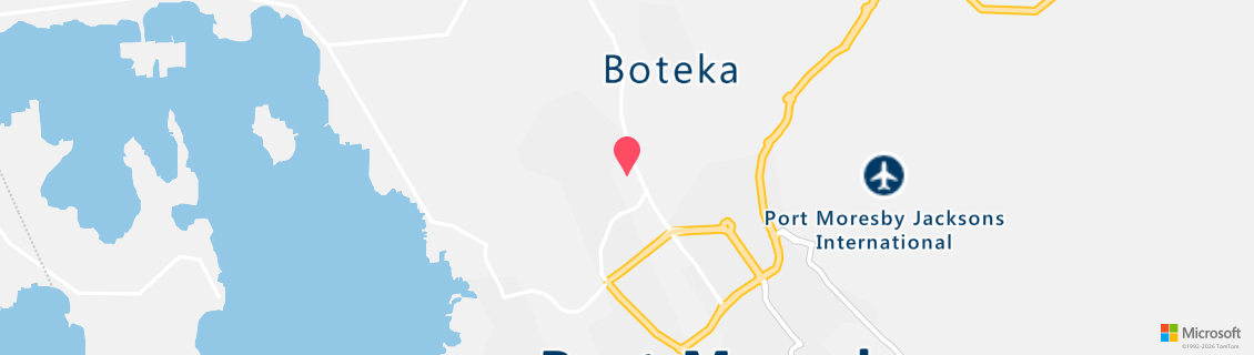 Map of the dive shop Tufi Dive Resort