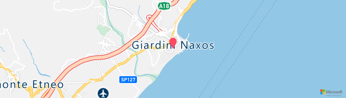 Umgebungskarte des Tauchshops D.C. Capo Taormina