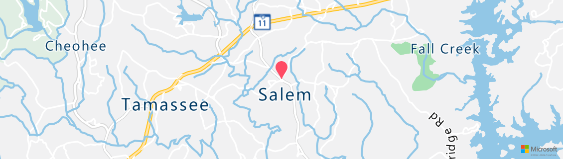 Map of the dive shop Lake Jocassee Dive Shop