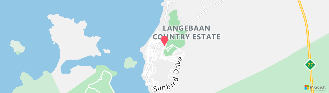 Map of the dive shop Langebaan Divers