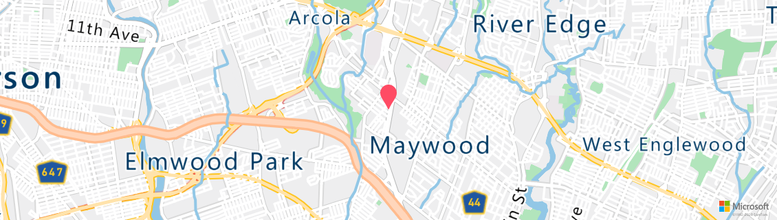 Map of the dive shop Blue Water Dive Resort