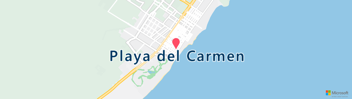 Map of the dive shop Playa Scuba Dive Center