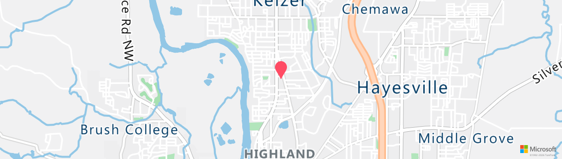 Map of the dive shop HydroSports Dive and Travel