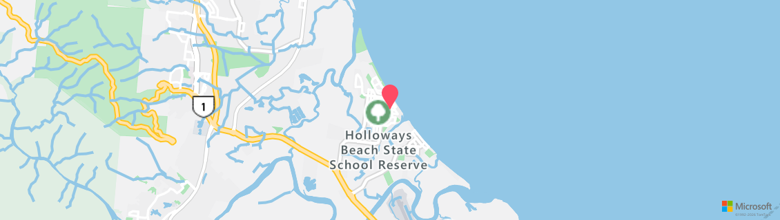 Map of the dive shop GBR Scuba College