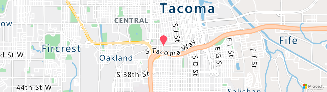 Map of the dive shop Tacoma Scuba Center LLC