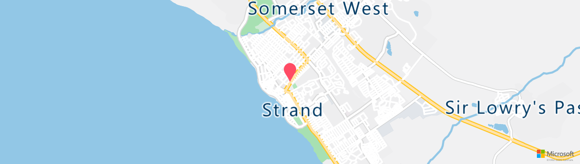 Map of the dive shop Alpha Dive Centre - Strand