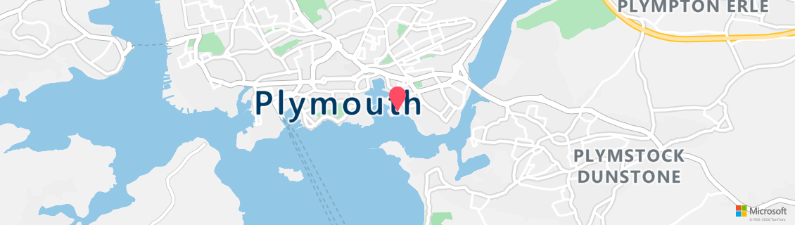 Umgebungskarte des Tauchshops Plymouth Diving Centre