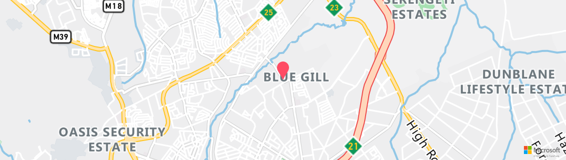 Map of the dive shop African Adventure Academy