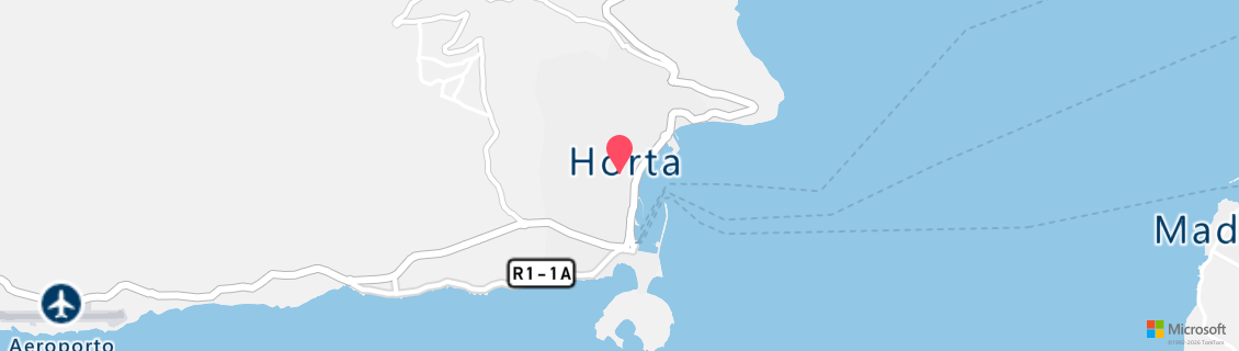 Map of the dive shop Dive Azores