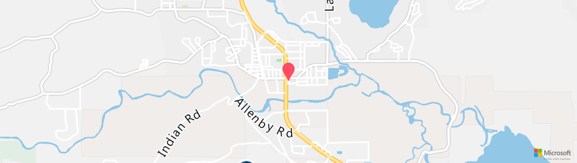 Map of the dive shop Pacific Water Sports