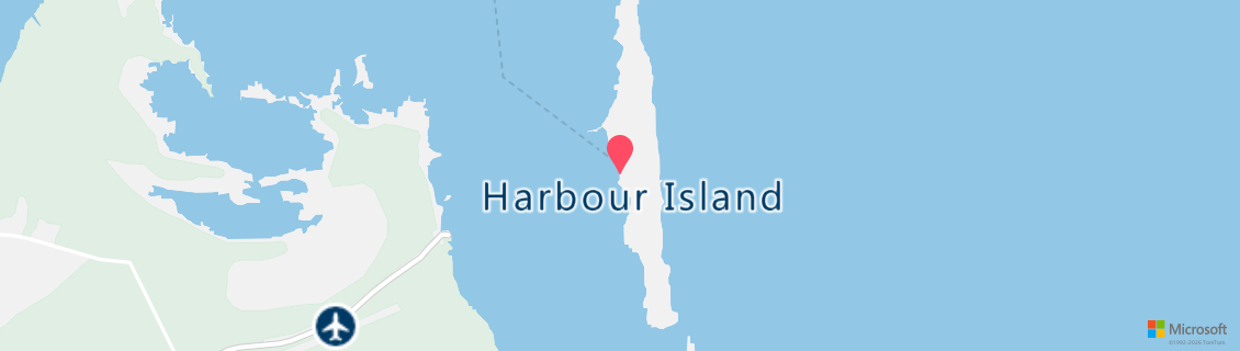 Map of the dive shop Valentine's Dive Center