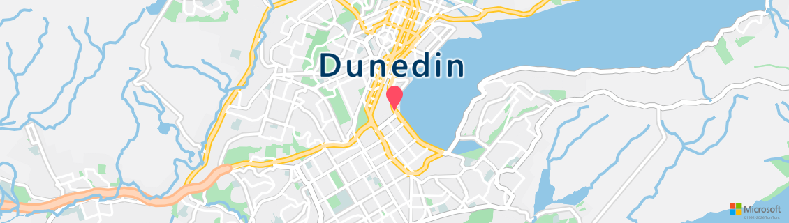 Umgebungskarte des Tauchshops Dive Otago Ltd.