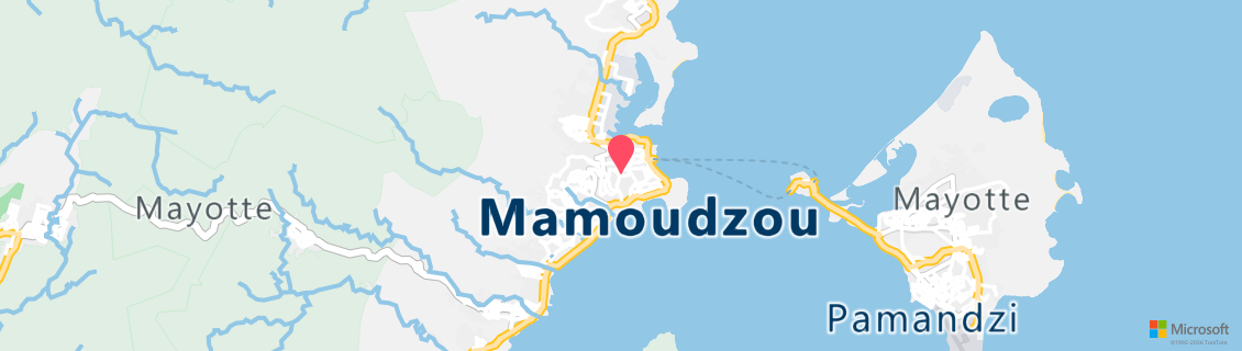 Map of the dive shop Maji Club