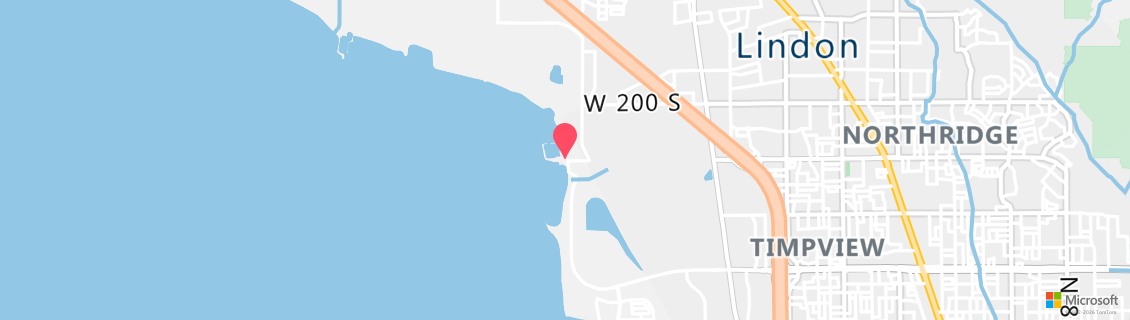 Map of the dive shop Rock Bottom Diving