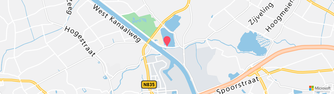 Umgebungskarte des Tauchshops Duikcentrum De Beldert