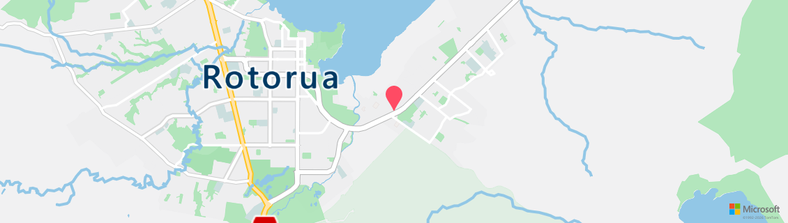 Map of the dive shop Dive HQ Rotorua