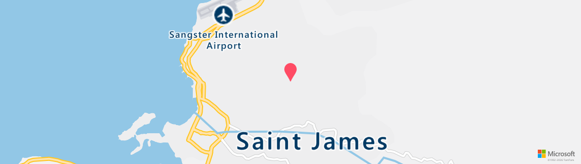 Map of the dive shop Sandals Royal Caribbean